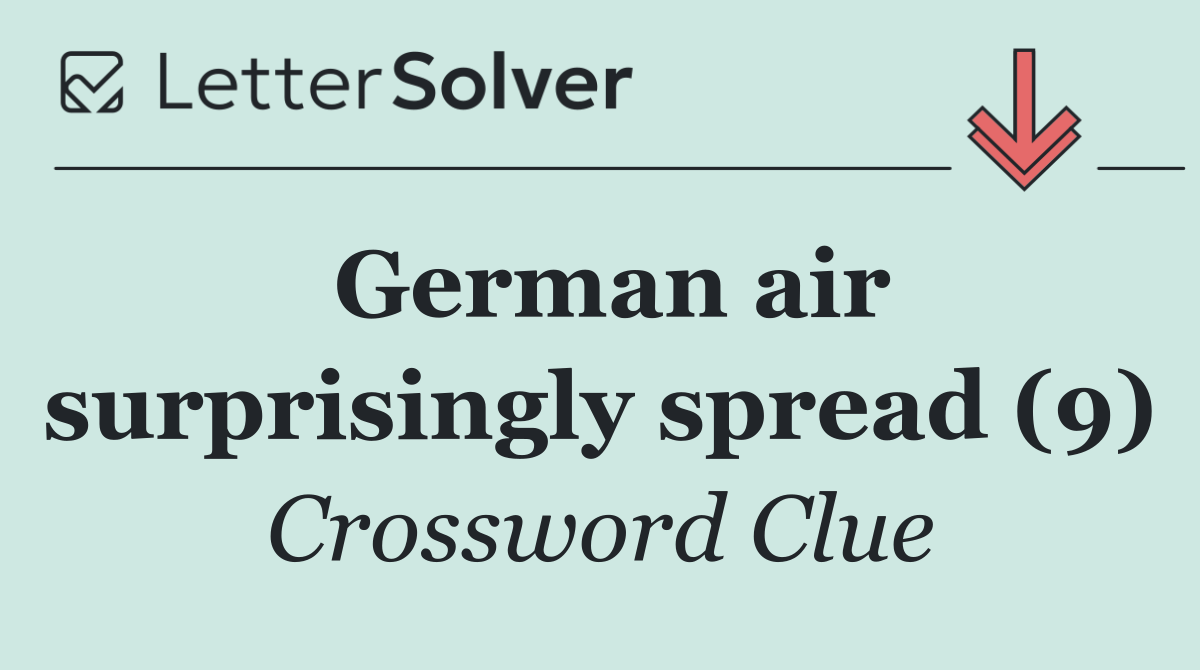 German air surprisingly spread (9)