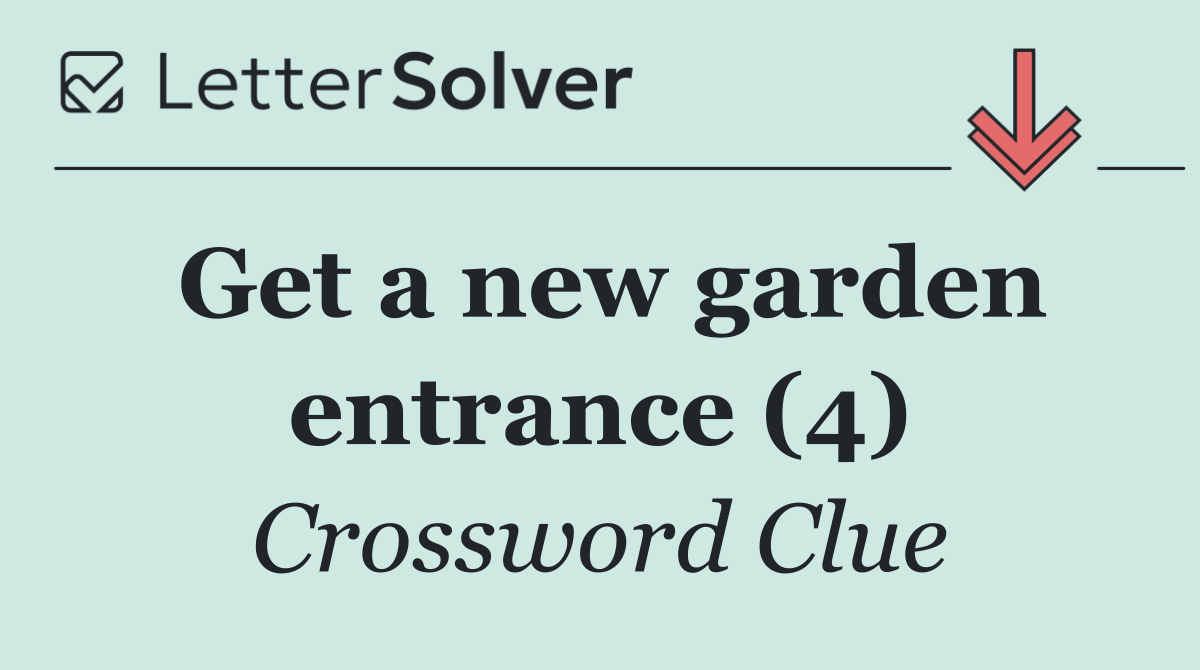 Get a new garden entrance (4)