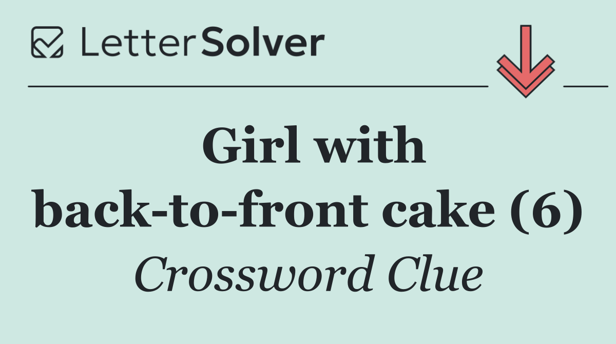 Girl with back to front cake (6)