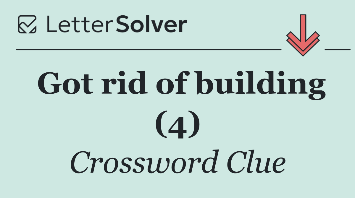 Got rid of building (4)