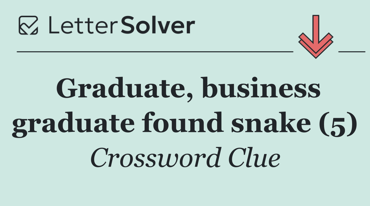 Graduate, business graduate found snake (5)