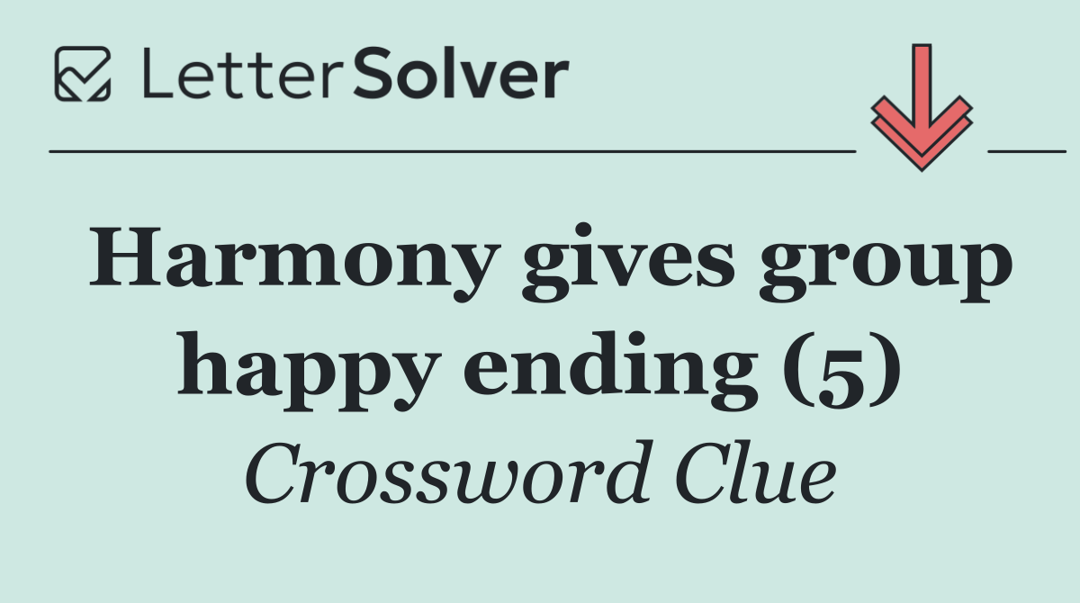 Harmony gives group happy ending (5)