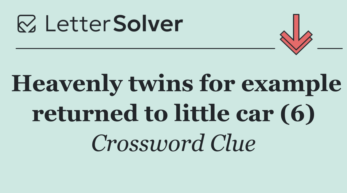 Heavenly twins for example returned to little car (6)