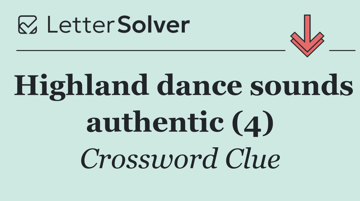 Highland dance sounds authentic (4)