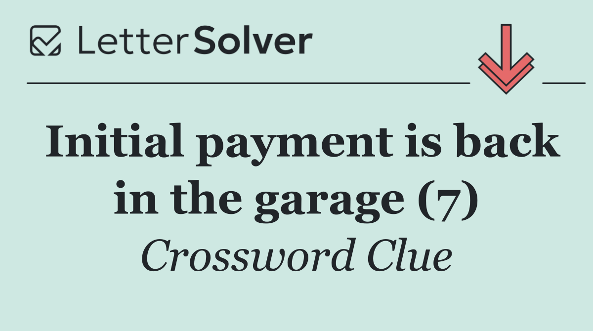Initial payment is back in the garage (7)
