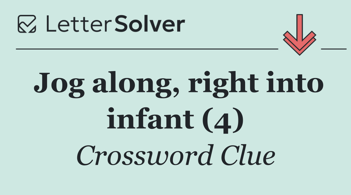 Jog along, right into infant (4)