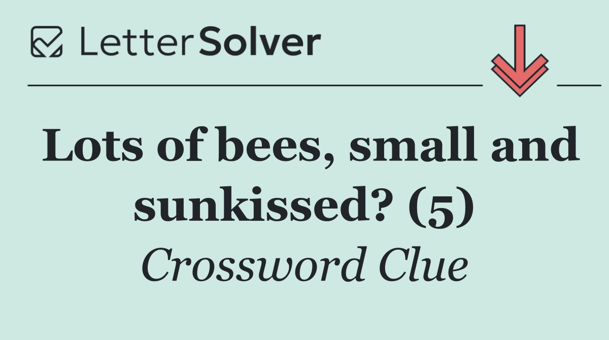 Lots of bees, small and sunkissed? (5)