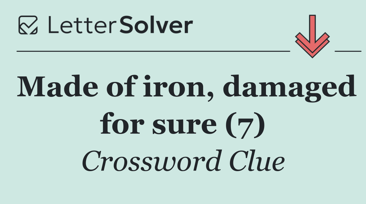 Made of iron, damaged for sure (7)