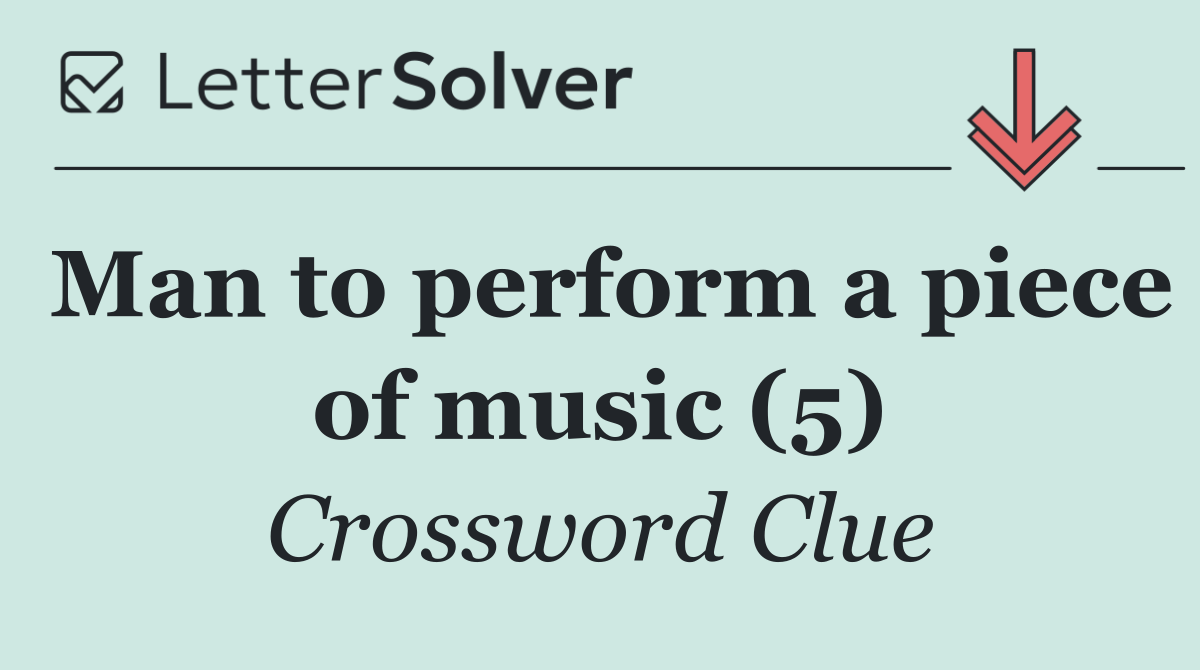 Man to perform a piece of music (5)