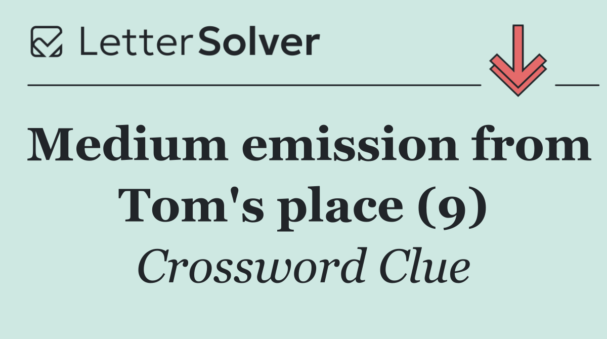 Medium emission from Tom's place (9)