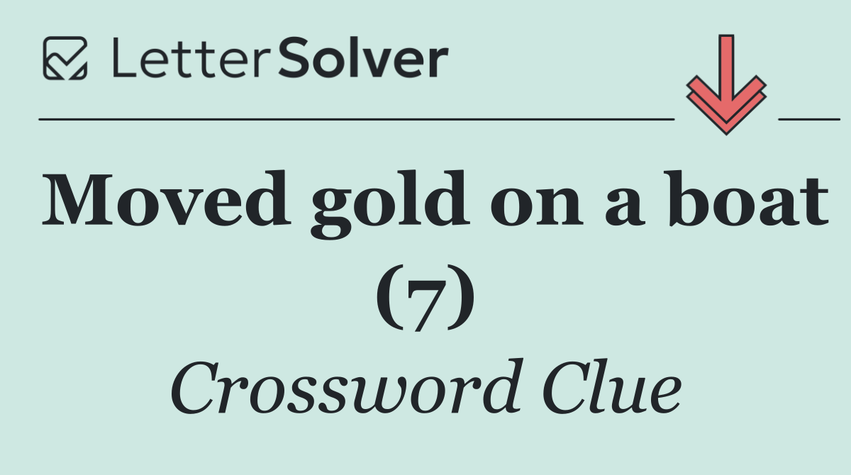 Moved gold on a boat (7)