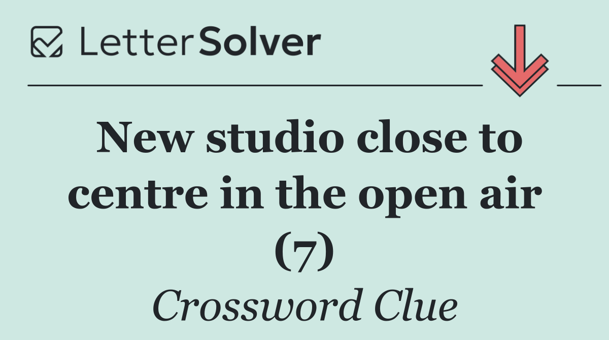 New studio close to centre in the open air (7)