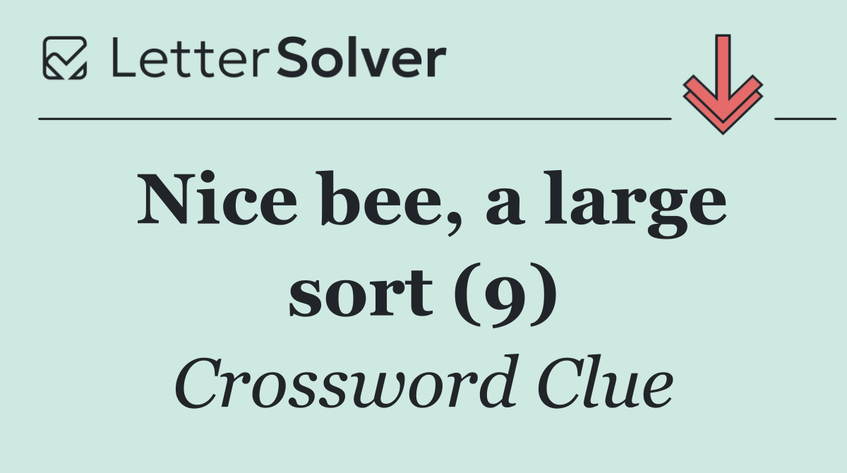 Nice bee, a large sort (9)