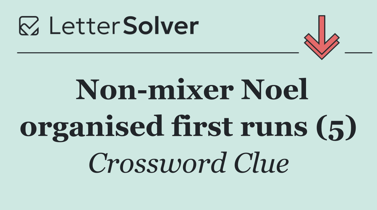 Non mixer Noel organised first runs (5)