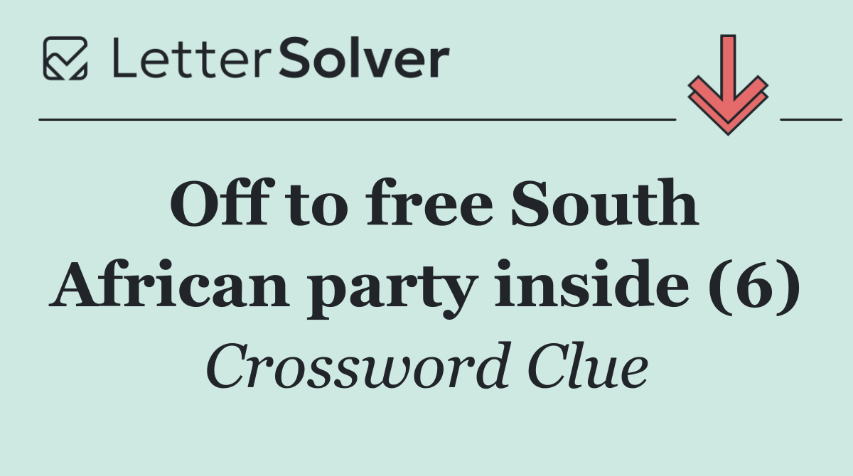 Off to free South African party inside (6)