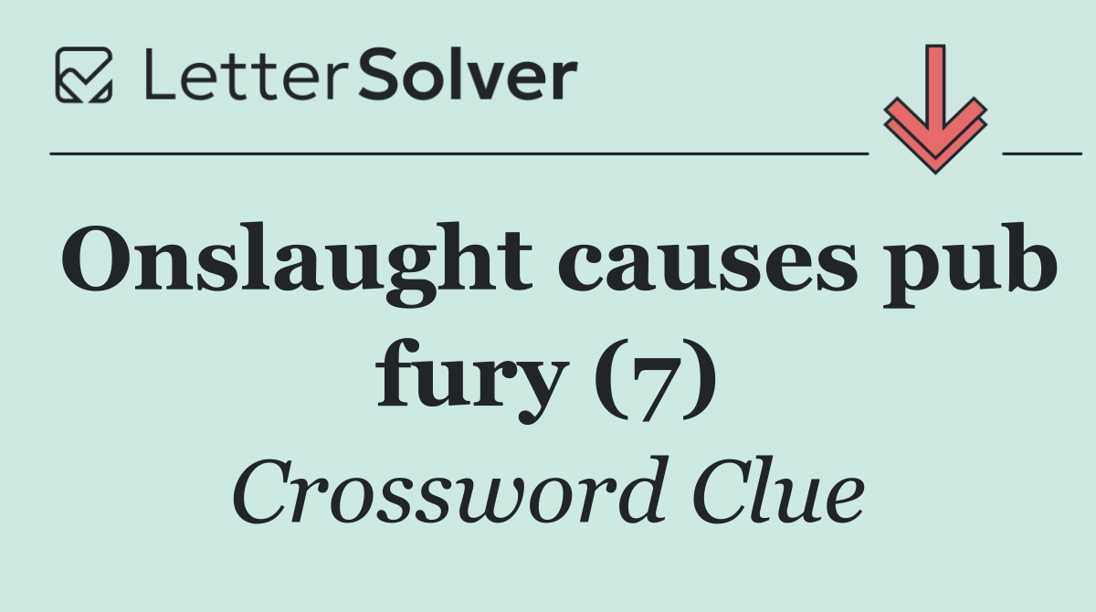 Onslaught causes pub fury (7)