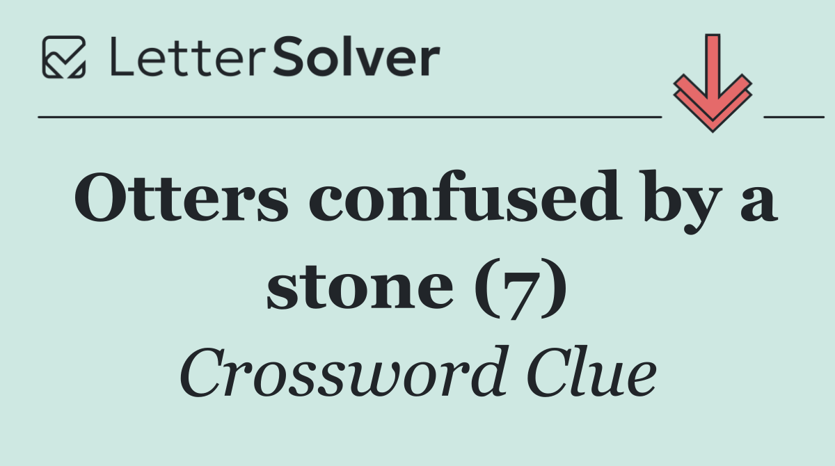 Otters confused by a stone (7)