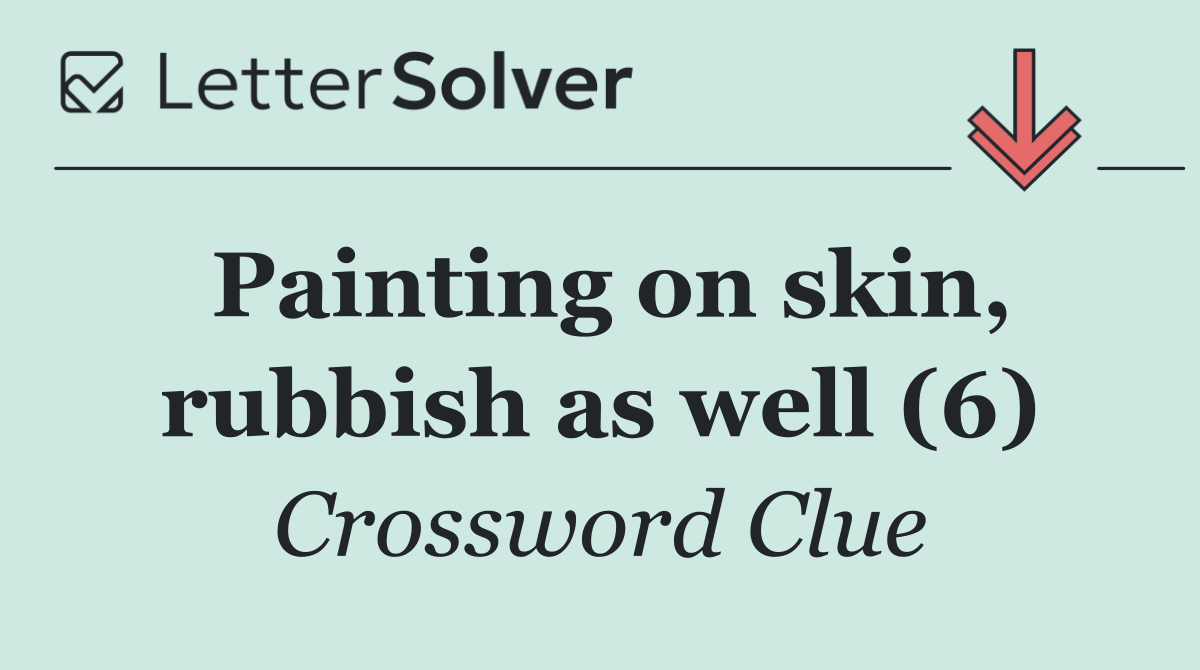 Painting on skin, rubbish as well (6)