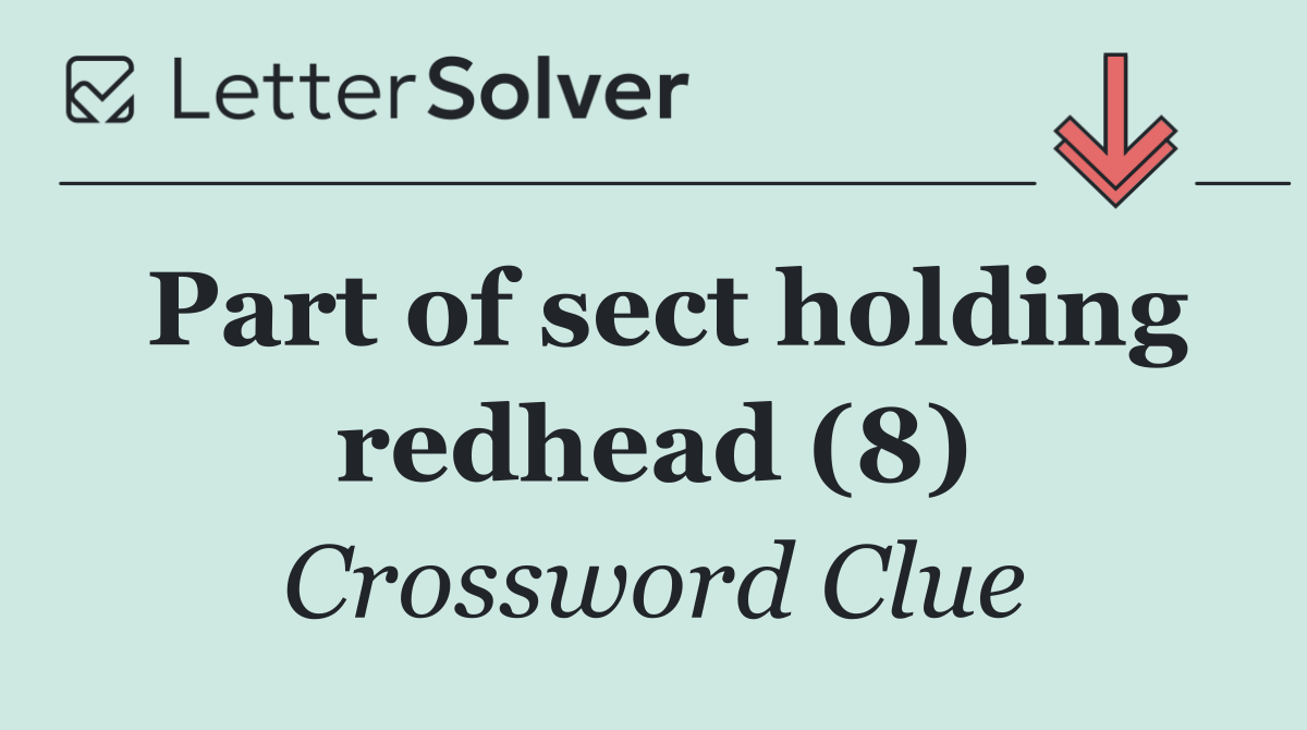 Part of sect holding redhead (8)