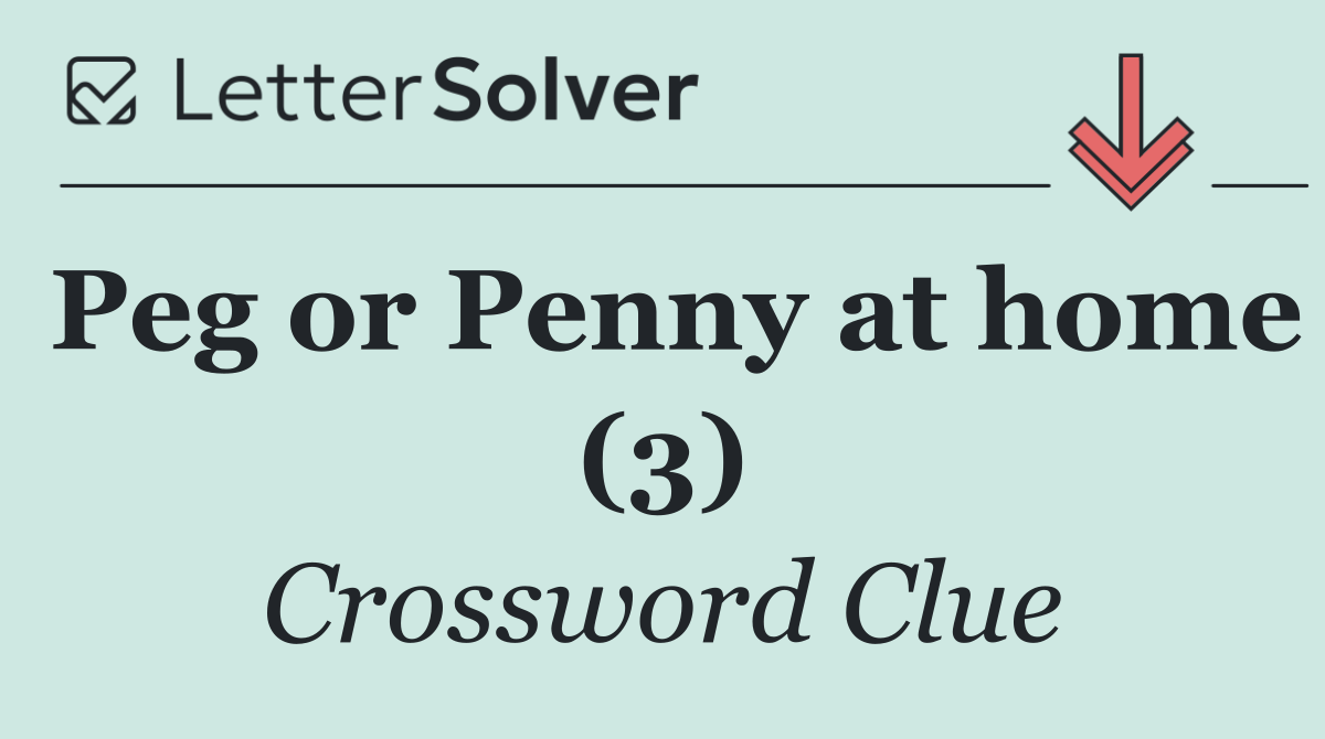 Peg or Penny at home (3)