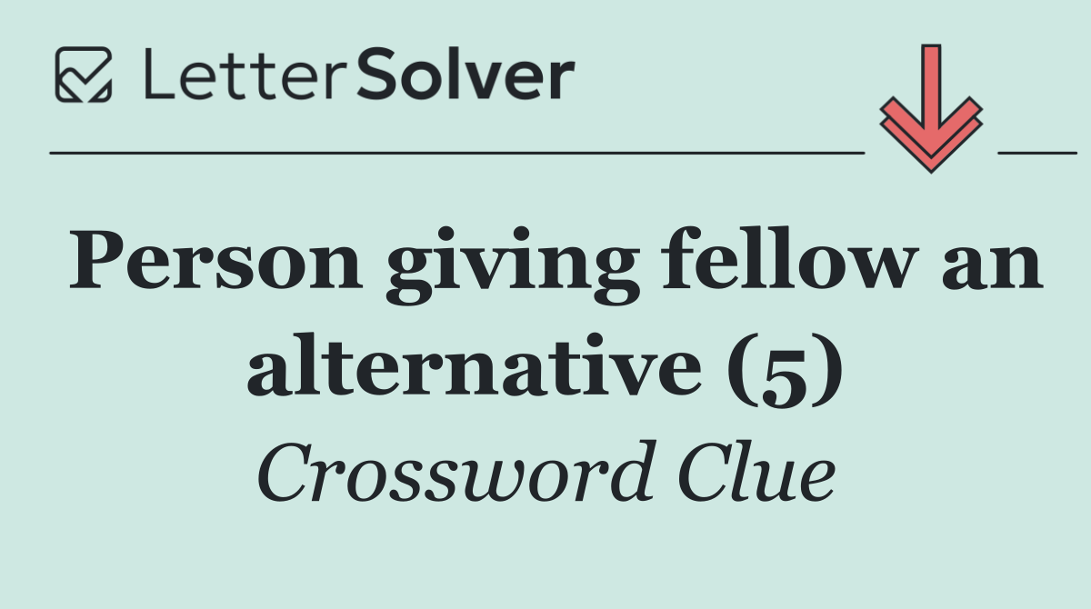 Person giving fellow an alternative (5)