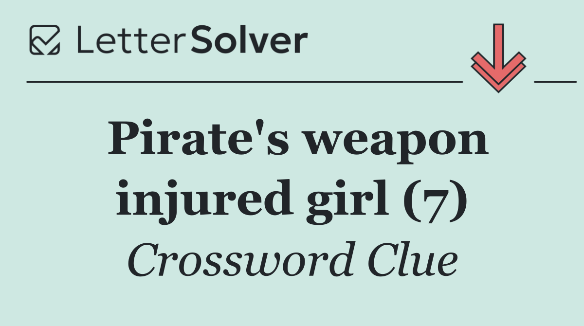 Pirate's weapon injured girl (7)