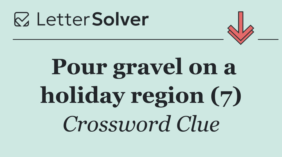 Pour gravel on a holiday region (7)