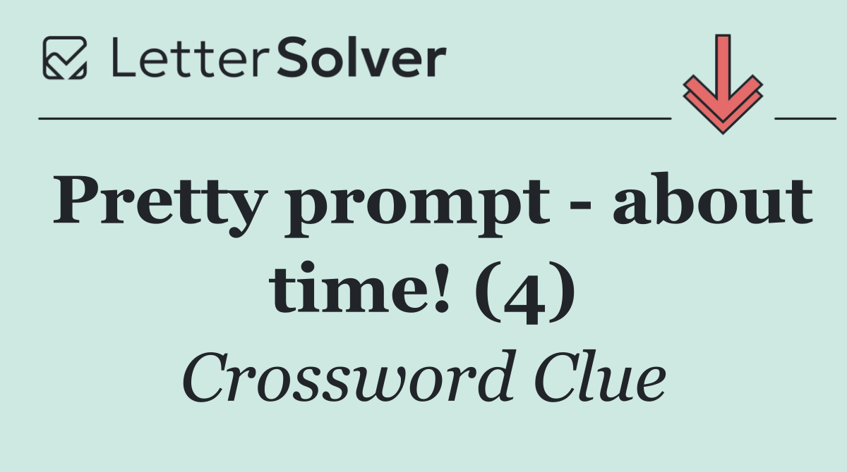 Pretty prompt   about time! (4)