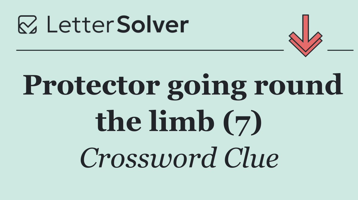 Protector going round the limb (7)