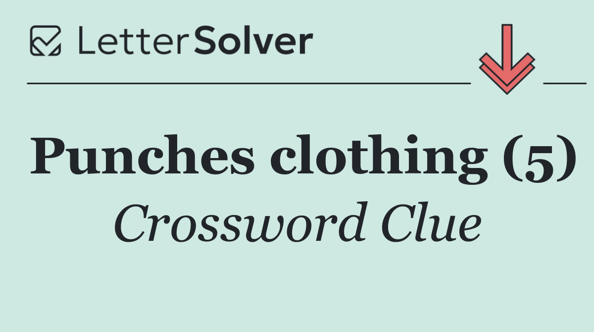 Punches clothing (5)