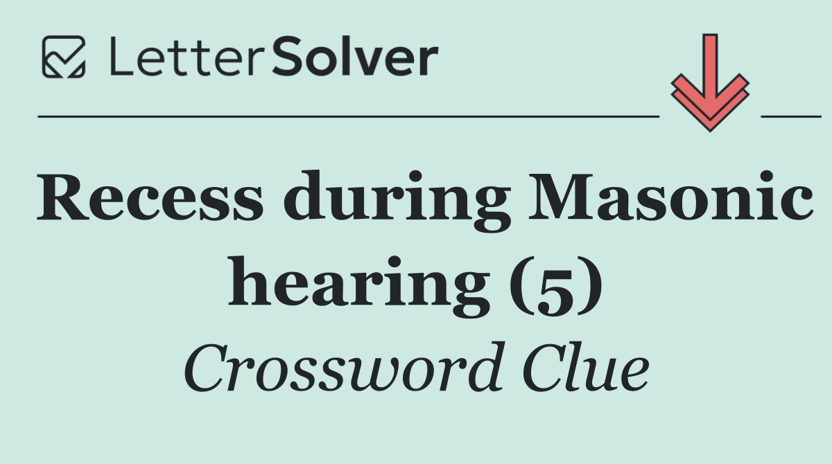 Recess during Masonic hearing (5)