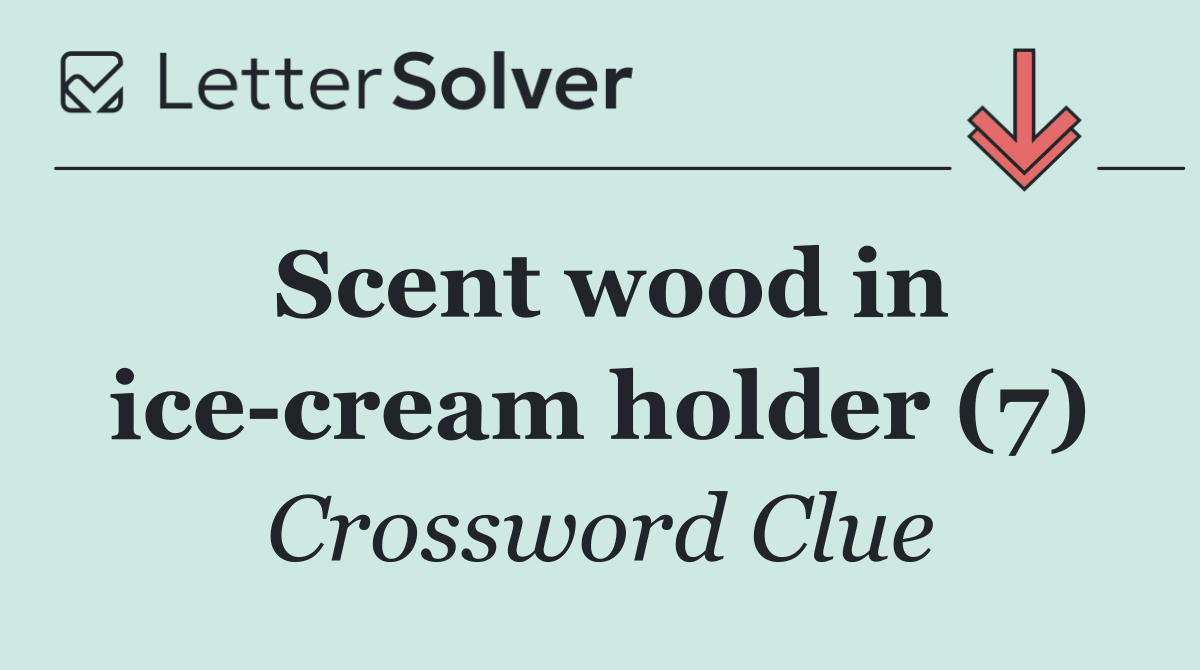 Scent wood in ice cream holder (7)