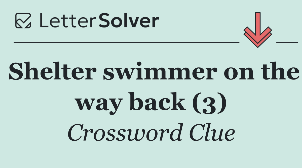 Shelter swimmer on the way back (3)