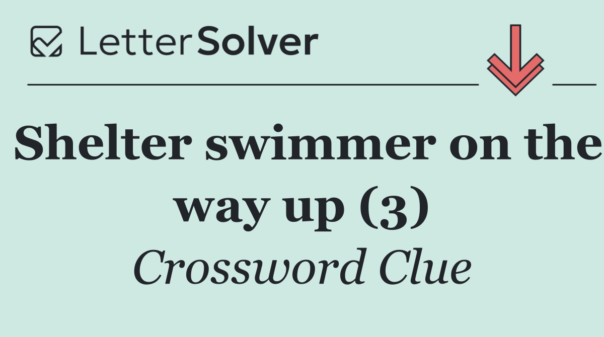 Shelter swimmer on the way up (3)