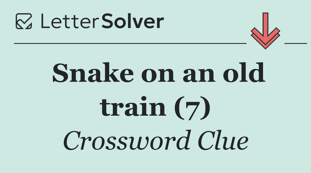 Snake on an old train (7)