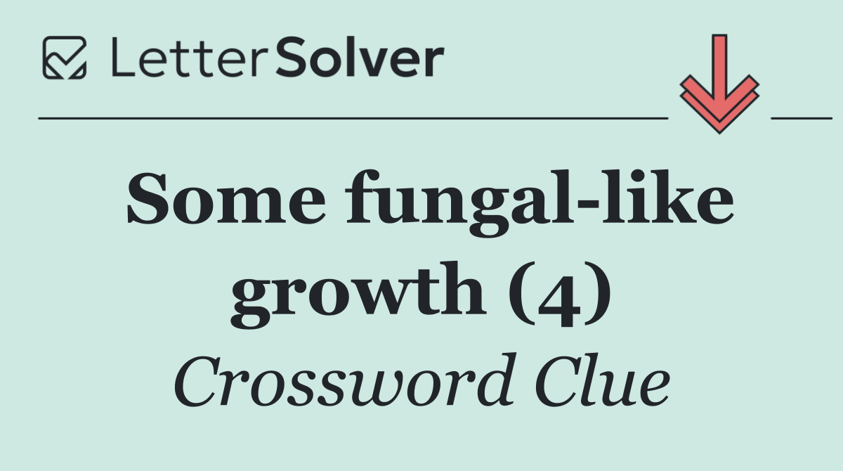 Some fungal like growth (4)