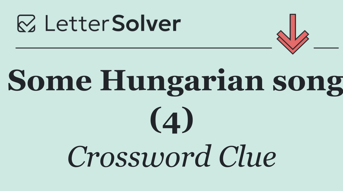 Some Hungarian song (4)