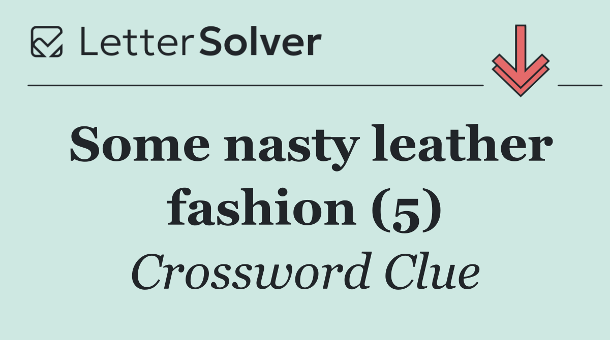 Some nasty leather fashion (5)