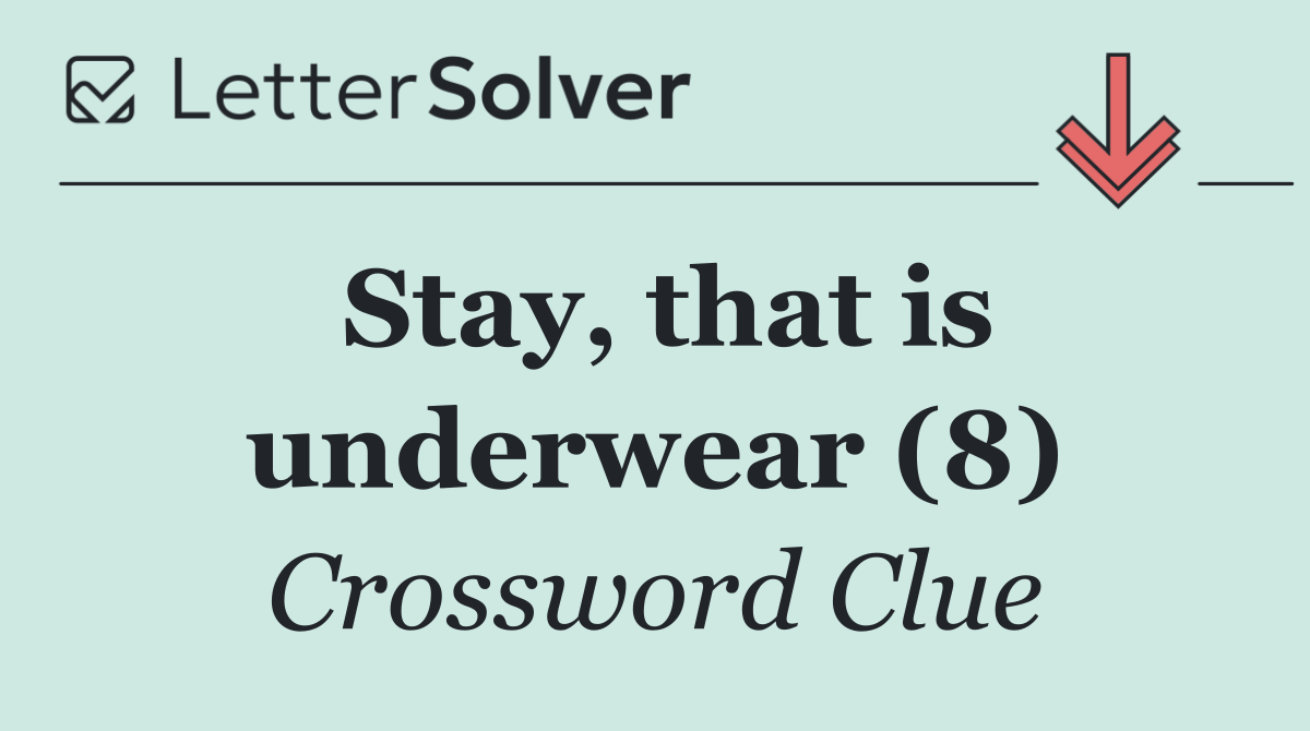 Stay, that is underwear (8)