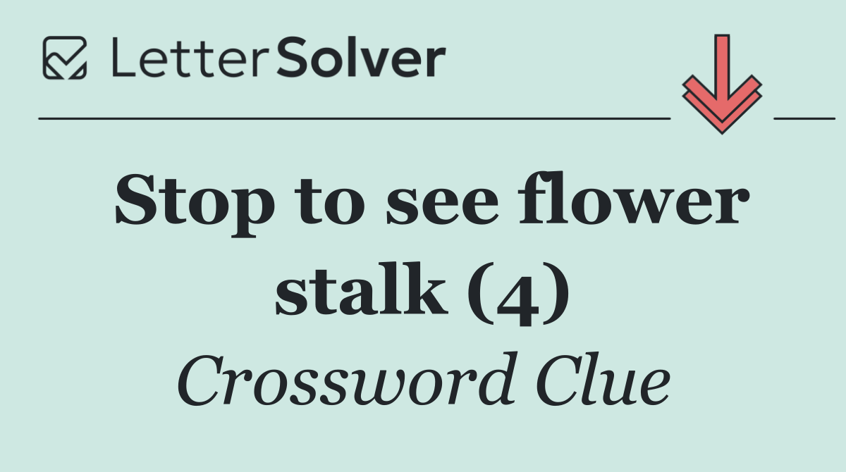 Stop to see flower stalk (4)