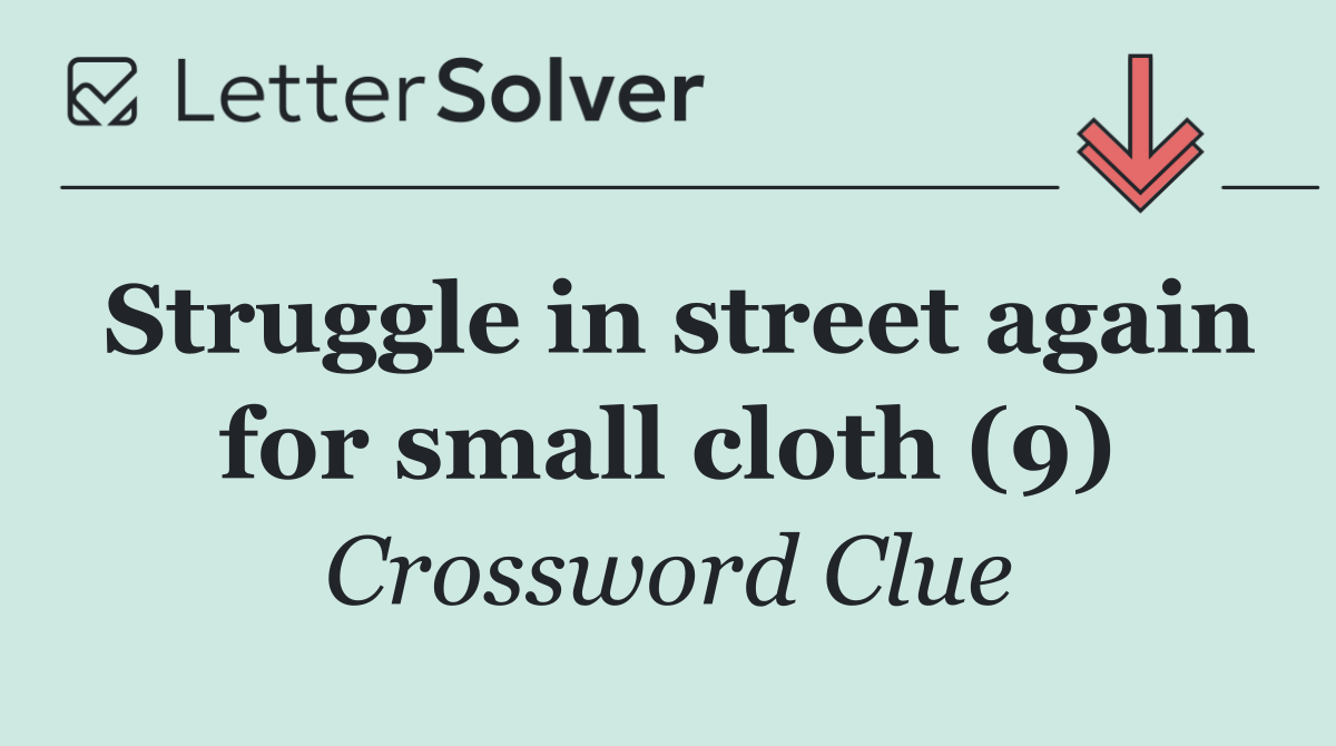 Struggle in street again for small cloth (9)