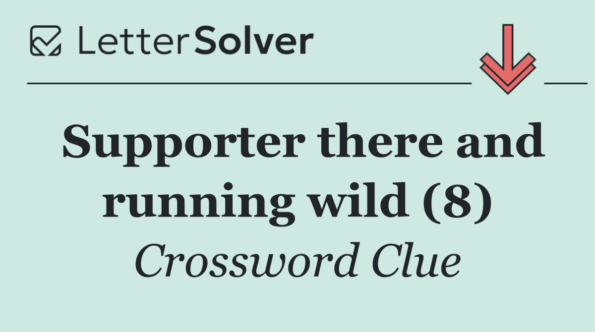 Supporter there and running wild (8)