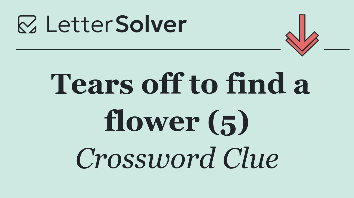 Tears off to find a flower (5)