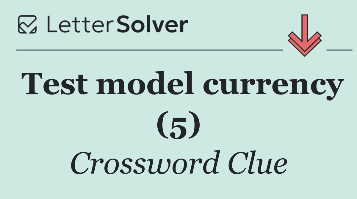 Test model currency (5)