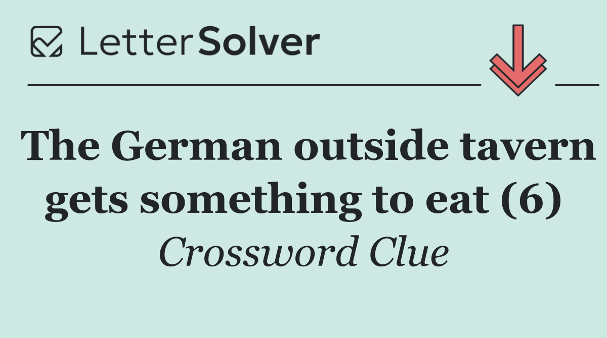 The German outside tavern gets something to eat (6)