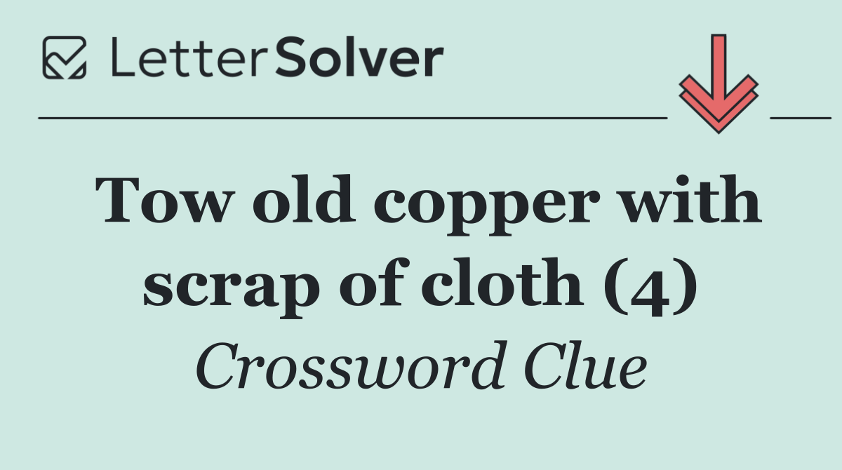 Tow old copper with scrap of cloth (4)