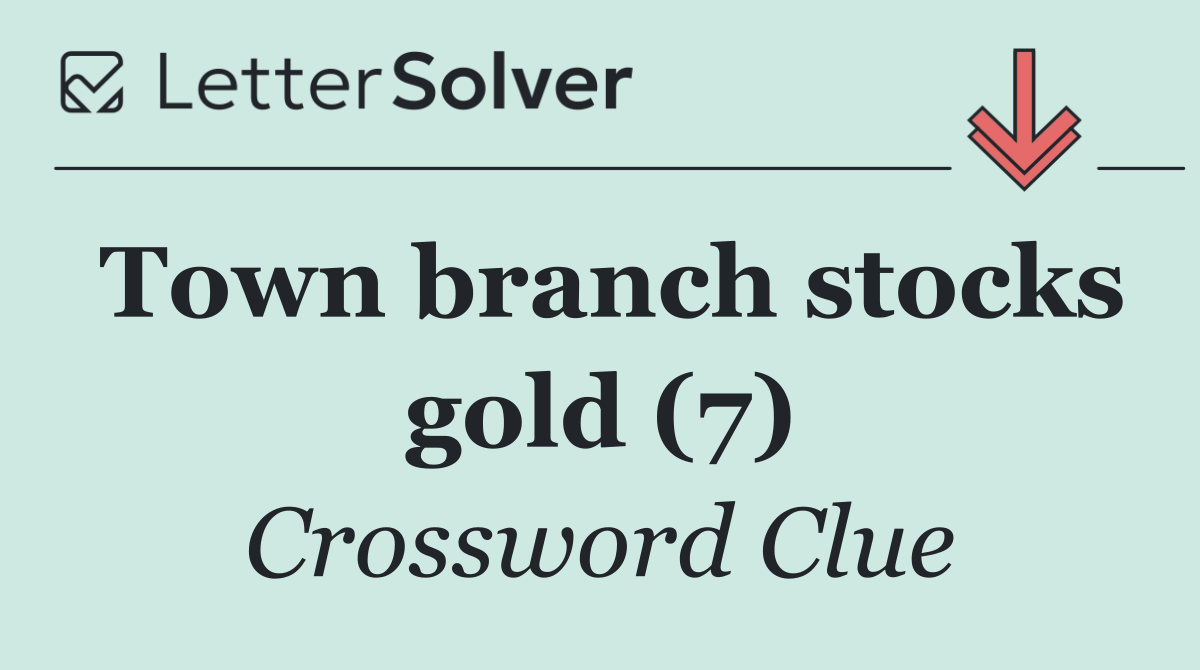 Town branch stocks gold (7)