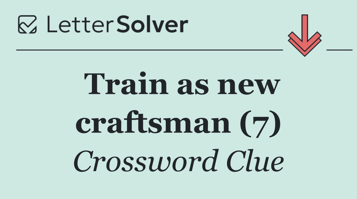 Train as new craftsman (7)