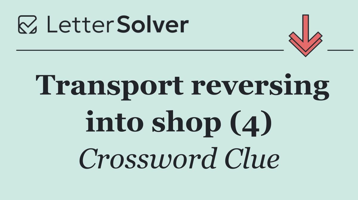 Transport reversing into shop (4)