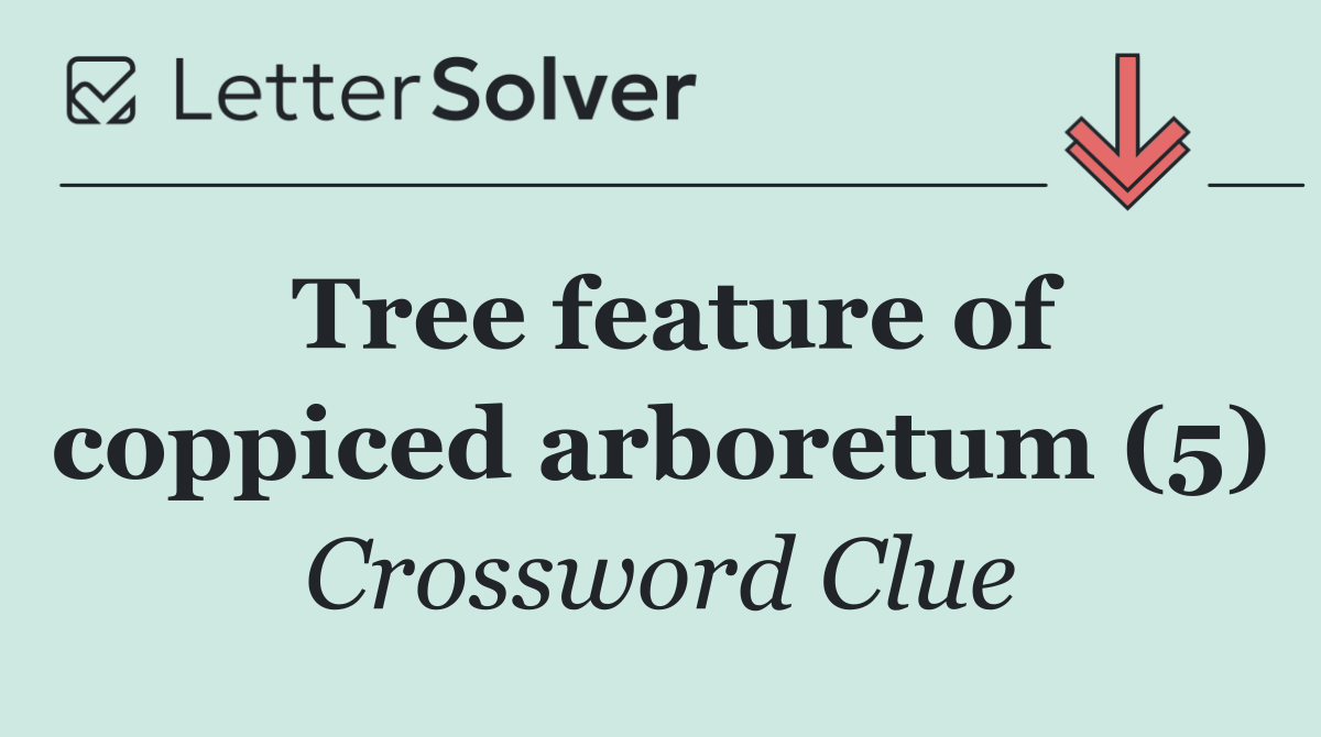 Tree feature of coppiced arboretum (5)